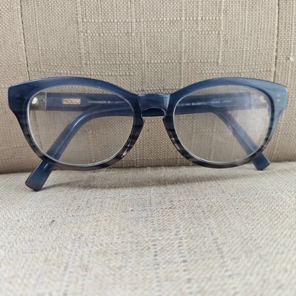 Modo Women Eyeglasses Frame Blue Tone Mod.6033 Glasses Eye Wear Made Japan - Picture 2 of 12